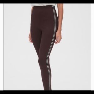 NWT Gap High Rise Ponte Leggings XXL/2XL Purple Eggplant